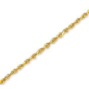    14k Yellow Gold Splendid Classy 1.50mm Ankle Bracelet Jewelry