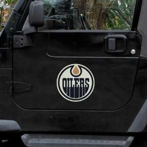  NHL Edmonton Oilers 12 Team Logo Car Magnet Sports 