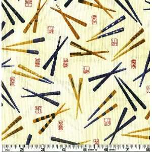  45 Wide Chopsticks Please Imati Fabric By The Yard Arts 