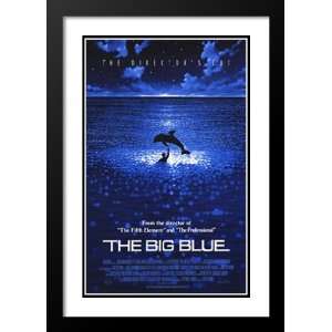  The Big Blue 20x26 Framed and Double Matted Movie Poster 