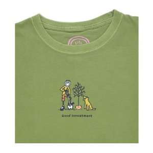  LIFE IS GOOD GOOD INVESTMENT S/S CRUSHER TEE   WOMENS 