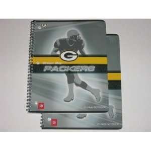  GREEN BAY PACKERS Team Logo 70 Page SPIRAL NOTEBOOKS (Set 