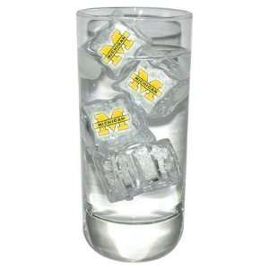   Wolverines NCAA Light Up Ice Cubes   Set of 4