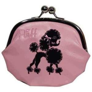  Large Pink French Poodle Coin Purse / Wallet Everything 