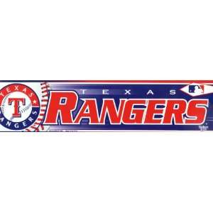  Texas Rangers Bumper Sticker Decal