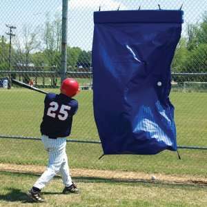  Fisher Baseball Portable Batting Shields ROYAL BLUE 60 X 