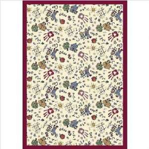  Beige Scribbles Rug Size 310 x 54