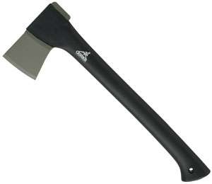 Use the Gerber Camp Axe as a hatchet or axe  split or cut wood for the 