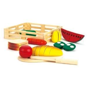  Wooden Cutting Food Set Toys & Games