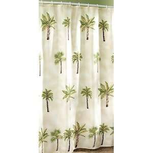  Palm Tree Tropical Island Paradise Bathroom Shower Curtain 