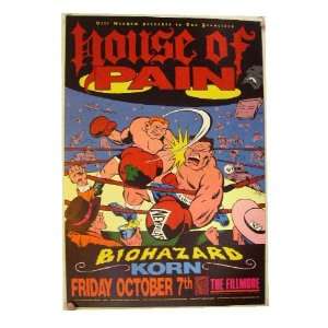  House Of Pain Fillmore Poster Korn 