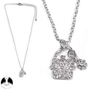 SG Paris Necklace 40cm+Ext Rhodium Lead Free Argente Necklace Necklace 