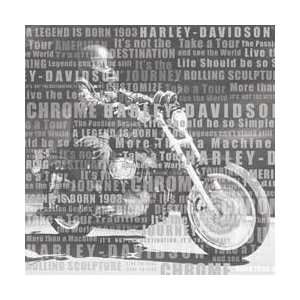  Harley Davidson Motorcycles and Phrases 12 x 12 