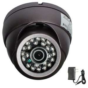 Indoor Dome Aluminum Security Camera   Infrared LED Night Vision View 