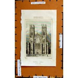    C1790 C1890 Cathedral York England Architecture