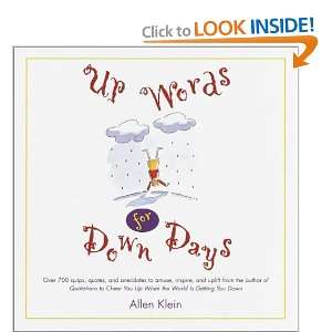 Up Words for Down Days [Hardcover] Allen Klein Books