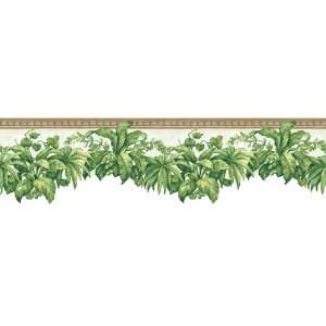  By Color BC1581662 Green Tropical Plants Border