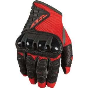  Fly Racing CoolPro Force Vented Motorcycle Gloves Red 