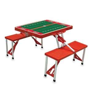  UNLV Rebels Folding Picnic Table with Seats (Red) Sports 