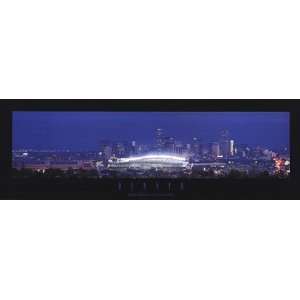  Denver Four Stadiums by Jerry Driendl 36x12