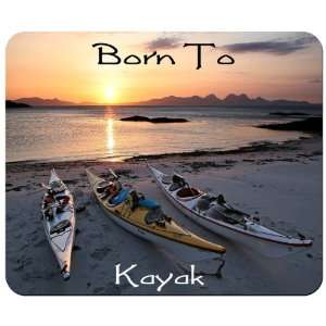  Born To Kayak Custom Mouse Pad from Redeye Laserworks 