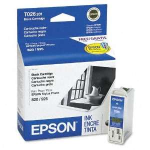 Epson T026201 Black OEM Genuine Inkjet/Ink Cartridge (Graphics 370 