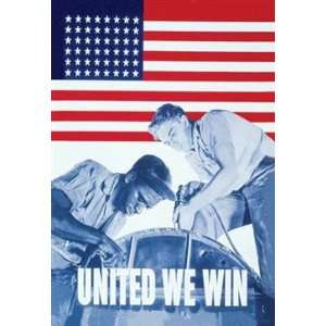  Walls 360 Wall Poster/Decal   United We Win