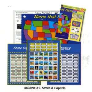  Eureka Learning Playground, States & Capitals Sticker 