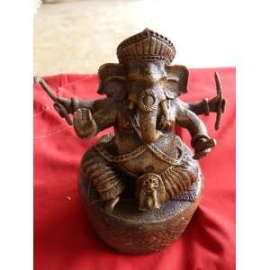 DragoNista God Ganesh, Hindu Elephant God of Success Statue Natural 