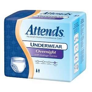  Attends Overnight Protective Underwear   Extra Large 58in 