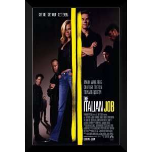 The Italian Job FRAMED 27x40 Movie Poster 