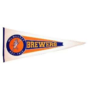  Milwaukee Brewers Est. 1970 Cooperstown Wool Pennant 