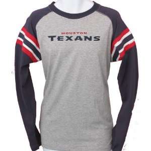 Youth Houston Texans Fan L/S Crew Neck Tshirt
