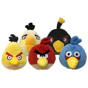    Angry Birds 8 Plush Birds With Sound Assortment Toys & Games