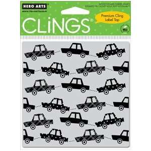   Clings   Repositionable Rubber Stamps   Cars Arts, Crafts & Sewing