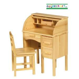  JR Roll Top Desk Natural by Guidecraft
