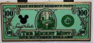 The Mickey Mint   $100 Dollar Bill   Donald Duck  