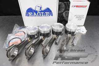 Wiseco Forged Pistons Eagle Rods Ford Focus Duratec 2.3L 11.01 88mm 