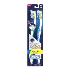  Oral B Pro Health Clinical Pro Flex Medium Toothbrush, 2 