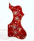 200 CE Cutaway Acoustic Guitar Pickguard Celluloid Red   Self 