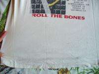   Vintage Concert SHIRT 90s TOUR T RARE ORIGINAL 1992 Roll The Bones
