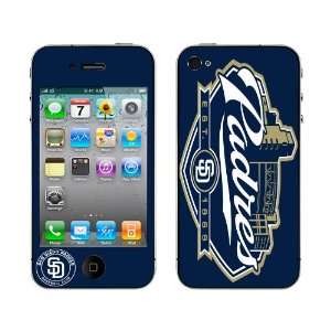   San Diego Padres Vinyl Adhesive Decal Skin for iPhone 4G Cell Phones