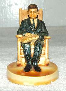 RARE Vintage P.W. Baston 1962 John F. Kennedy JFK Miniature Figurine 