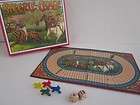 STEEPLE CHASE board game retro/vtg repro Steeplechase Derby Horse 