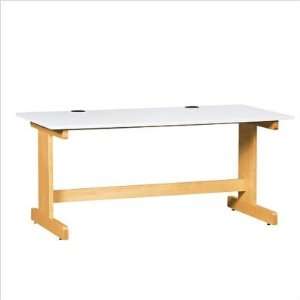   MP   XX Work Table with Almond Plastic Laminate Top 