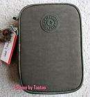 New with Tag Kipling 100 Pens Large Case With Furry Monkey Ginko Leaf