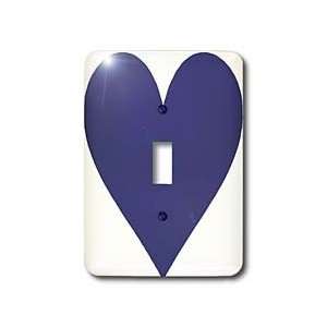 Florene Childrens Art   Purple Heart   Light Switch Covers 