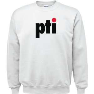 Pittsburgh Technical Institute White Youth Logo Crewneck Sweatshirt 