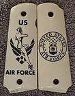   1911 Hand Scrimshaw US Air Force and The Memphis Belle Lady NICE