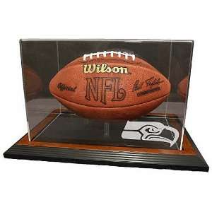  Caseworks Seattle Seahawks Brown Zenith Football Display 